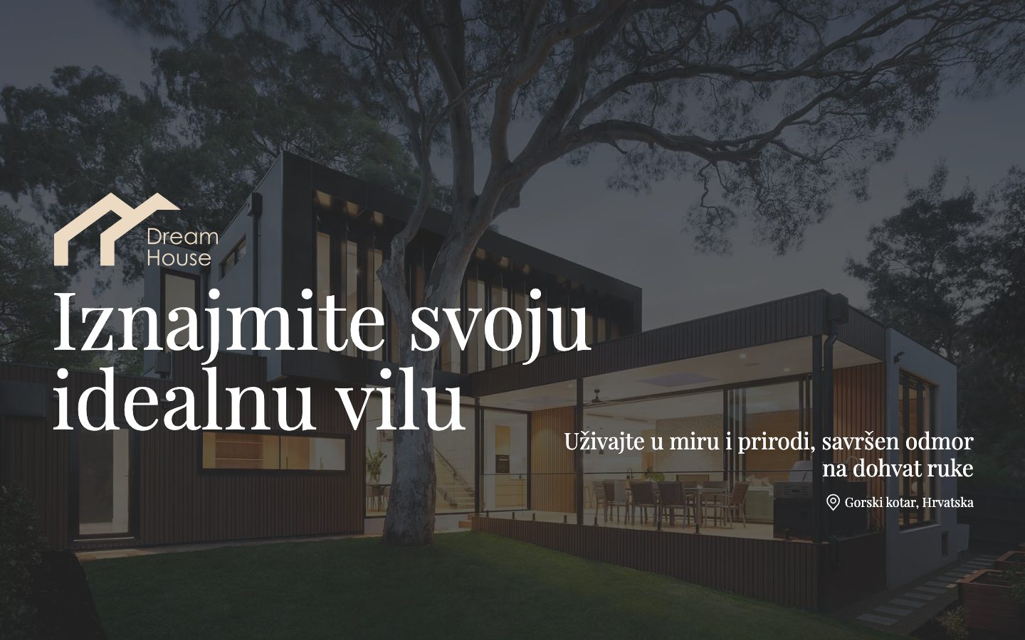 Drone Vista predložak — prikaz na računalu